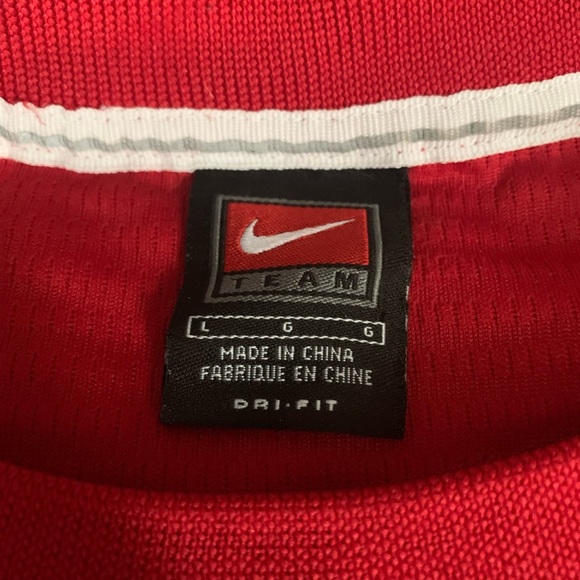 Vintage Nike Mens Sz large Red Arkansas Pullover
sweater dri fit - Picture 6 of 8